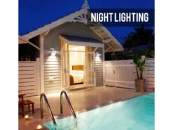 REV LED Solar Wandleuchte 2er SET Außenleuchte Fassadenbeleuchtung Weiß 14,5x9,6cm 20 REV LED Solar Wandleuchte 2er SET Außenleuchte Fassadenbeleuchtung Weiß 14,5x9,6cm -Licht Welt Geschaft led solar wandleuchte 2er set aussenleuchte fassad 8