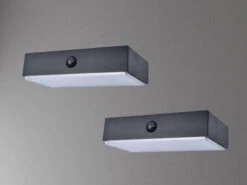 MeineWunschleuchte LED Solar Wandleuchte 2er SET Up And Down, Bewegungsmelder, Per App Steuerbar 8 MeineWunschleuchte LED Solar Wandleuchte 2er SET Up And Down, Bewegungsmelder, Per App Steuerbar -Licht Welt Geschaft led solar wandleuchte 2er set up and down bewegung 2