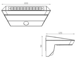 Reality Leuchten LED Solar Wandleuchte Außenleuchte MENDOZA Mit Bewegungsmelder Anthrazit 10 Reality Leuchten LED Solar Wandleuchte Außenleuchte MENDOZA Mit Bewegungsmelder Anthrazit -Licht Welt Geschaft led solar wandleuchte aussenleuchte mendoza mit be 4