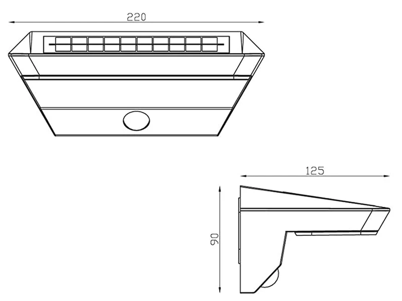 Reality Leuchten LED Solar Wandleuchte Außenleuchte MENDOZA Mit Bewegungsmelder Anthrazit 5 Reality Leuchten LED Solar Wandleuchte Außenleuchte MENDOZA Mit Bewegungsmelder Anthrazit – Bild 5