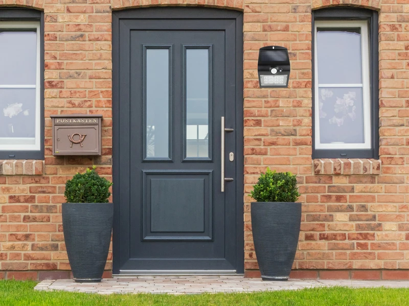 REV LED Solar Wandleuchte Außenleuchte MINI Fassadenbeleuchtung Schwarz 14,5x9,6cm 3 REV LED Solar Wandleuchte Außenleuchte MINI Fassadenbeleuchtung Schwarz 14,5x9,6cm – Bild 3