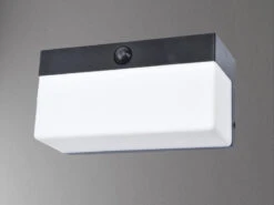 Lutec LED Solar Wandleuchte FRAN Breite 18cm Bewegungsmelder, Per App Steuerbar -Licht Welt Geschaft led solar wandleuchte fran breite 18cm bewegungsme 2