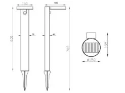 MeineWunschleuchte LED Solar Wegeleuchte 2er Set Außenleuchten Mit Bewegungsmelder In Anthrazit -Licht Welt Geschaft led solar wegeleuchte 2er set aussenleuchten mit b 4