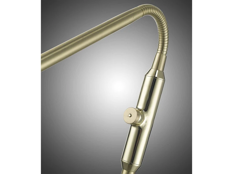 Trio Leuchten LED Stehleuchte BERGAMO Messing Flexibel Sensordimmer - Höhe 135cm 4 Trio Leuchten LED Stehleuchte BERGAMO Messing Flexibel Sensordimmer - Höhe 135cm – Bild 4