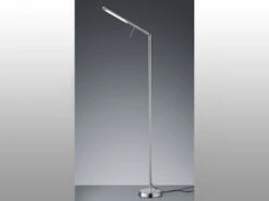 Trio Leuchten LED Stehleuchte FILIGRAN Silber Matt Mit Sensor Dimmer, 162cm Hoch