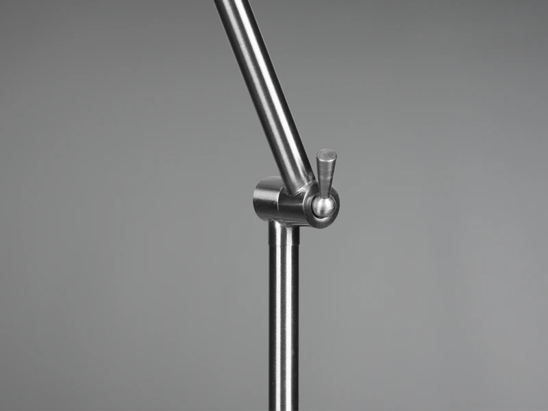 MeineWunschleuchte LED Stehleuchte Gelenk & Fußschalter, Metallschirm In Silber - Höhe 150cm 6 MeineWunschleuchte LED Stehleuchte Gelenk & Fußschalter, Metallschirm In Silber - Höhe 150cm – Bild 6