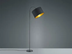 Trio Leuchten LED Stehleuchte Mit Flexgelenk Und TEXTIL Lampenschirm Ø35cm In Schwarz/Gold 10 Trio Leuchten LED Stehleuchte Mit Flexgelenk Und TEXTIL Lampenschirm Ø35cm In Schwarz/Gold -Licht Welt Geschaft led stehleuchte mit flexgelenk und textil lampensc 2