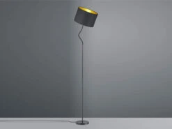 Trio Leuchten LED Stehleuchte Mit Flexgelenk Und TEXTIL Lampenschirm Ø35cm In Schwarz/Gold 13 Trio Leuchten LED Stehleuchte Mit Flexgelenk Und TEXTIL Lampenschirm Ø35cm In Schwarz/Gold -Licht Welt Geschaft led stehleuchte mit flexgelenk und textil lampensc 5