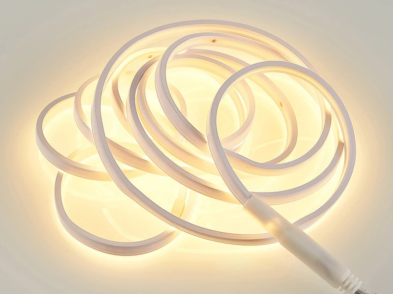 Reality Leuchten LED Streifen NEON Mit Fernbedienung, RGB Farbwechsel & Dimmer - 3 Meter 2 Reality Leuchten LED Streifen NEON Mit Fernbedienung, RGB Farbwechsel & Dimmer - 3 Meter – Bild 2