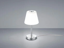 Trio Leuchten LED Tischleuchten 2er SET In Chrom Glänzend Mit Glaslampenschirm In Weiss 10 Trio Leuchten LED Tischleuchten 2er SET In Chrom Glänzend Mit Glaslampenschirm In Weiss -Licht Welt Geschaft led tischleuchten 2er set in chrom glaenzend mit g 3