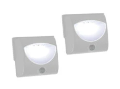 REV LED Treppenlicht 2er SET Orientierungslicht Mit Bewegungsmelder, Batteriebetrieb