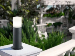 MeineWunschleuchte LED Wegeleuchte Sockelleuchte In Anthrazit Höhe 30cm IP44 - Außenleuchten