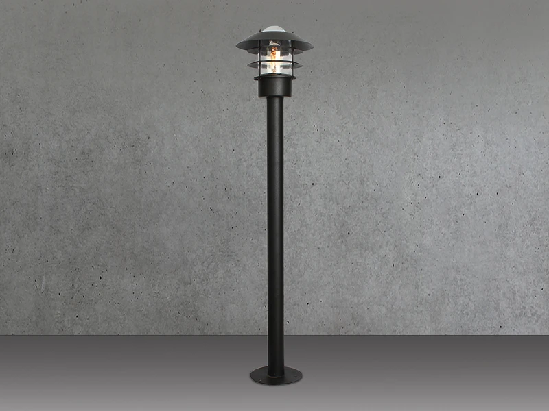 MeineWunschleuchte LED Wetterfeste Pollerleuchte Aus Edelstahl, Schwarz Höhe 100cm 3 MeineWunschleuchte LED Wetterfeste Pollerleuchte Aus Edelstahl, Schwarz Höhe 100cm – Bild 3