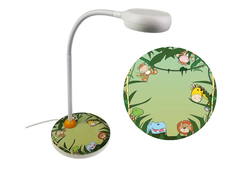 Niermann Leseleuchte/Schreibtischlampe Für Große & Kleine Kinder, Flexrohr, WILDE TIERE 1 Niermann Leseleuchte/Schreibtischlampe Für Große & Kleine Kinder, Flexrohr, WILDE TIERE