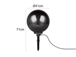 Reality Leuchten Leuchtkugel BOLO Für Den Garten Mit Strom Rauchfarbig, 5m Kabel, Ø 40 Cm 12 Reality Leuchten Leuchtkugel BOLO Für Den Garten Mit Strom Rauchfarbig, 5m Kabel, Ø 40 Cm -Licht Welt Geschaft leuchtkugel bolo fuer den garten mit strom rauchfa 11