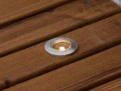 Konstsmide Mini LED Bodeneinbauspots Edelstahl/Glas Basisset 6er SET Mit Trafo Ø3,5cm IP44 -Licht Welt Geschaft mini led bodeneinbauspots edelstahl glas basisset 1 12