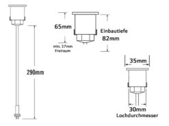 Konstsmide Mini LED Bodeneinbauspots Edelstahl/Glas Basisset 6er SET Mit Trafo Ø3,5cm IP44 -Licht Welt Geschaft mini led bodeneinbauspots edelstahl glas basisset 1 16