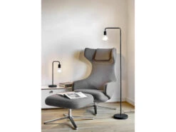 Trio Leuchten Minimalistische Retro Stehleuchte DIALLO, Schwarz Matt -Licht Welt Geschaft minimalistische retro stehleuchte diallo schwarz m 4