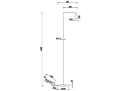 Trio Leuchten Minimalistische Retro Stehleuchte DIALLO, Schwarz Matt -Licht Welt Geschaft minimalistische retro stehleuchte diallo schwarz m 5