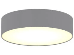 Smartwares Moderne Hängelampe, Stoff Grau/Abdeckung Satiniert, Ø 30 Cm, CEILING DREAM -Licht Welt Geschaft moderne haengelampe stoff grau abdeckung satiniert 8