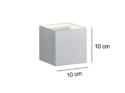 Trio Leuchten Moderne Up & Down LED Wandleuchte LOUIS Alu Gebürstet, 10x10x10cm -Licht Welt Geschaft moderne up down led wandleuchte louis alu gebuerst 2
