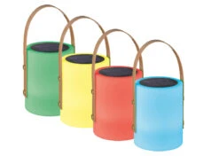 FHL Easy Outdoor Solar Tischleuchte BARI 24cm Mit Fernbedienung & RGB Farben -Licht Welt Geschaft outdoor solar tischleuchte bari 24cm mit fernbedie 4