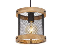 Globo Pendelleuchte JEANIE Mit Holz 1-flammig, Gitter Schwarz, Ø20cm 18 Globo Pendelleuchte JEANIE Mit Holz 1-flammig, Gitter Schwarz, Ø20cm -Licht Welt Geschaft pendelleuchte jeanie mit holz 1 flammig gitter sch 8