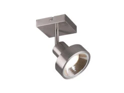 Trio Leuchten Retro LED Wand- & Deckenstrahler 1 Flammig Silber Spot Schwenkbar -Licht Welt Geschaft retro led wand deckenstrahler 1 flammig silber spo 5