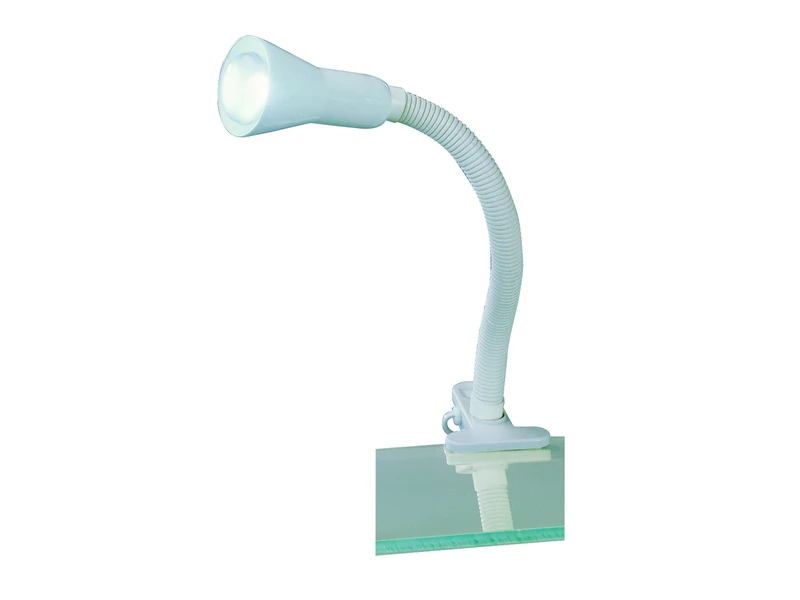 Trio Leuchten Schlauch-Klemmlampe, E14, Höhe 45cm, Flexibel, Weiß 1 Trio Leuchten Schlauch-Klemmlampe, E14, Höhe 45cm, Flexibel, Weiß