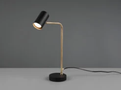 Trio Leuchten Schreibtischlampe MARLEY In Messing / Schwarz Matt, Spot Schwenkbar, Höhe 45cm 10 Trio Leuchten Schreibtischlampe MARLEY In Messing / Schwarz Matt, Spot Schwenkbar, Höhe 45cm -Licht Welt Geschaft schreibtischlampe marley in messing schwarz matt s 2