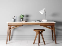 Reality Leuchten Schreibtischleuchte HARVEY Flexibel, Chrom & Metallschirm Weiß, 33cm -Licht Welt Geschaft schreibtischleuchte harvey flexibel chrom metallsc 6