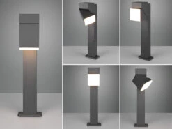 Trio Leuchten Schwenkbare LED Außen Wegeleuchte AVON Höhe 50cm, Anthrazit 10 Trio Leuchten Schwenkbare LED Außen Wegeleuchte AVON Höhe 50cm, Anthrazit -Licht Welt Geschaft schwenkbare led aussen wegeleuchte avon hoehe 50cm 3