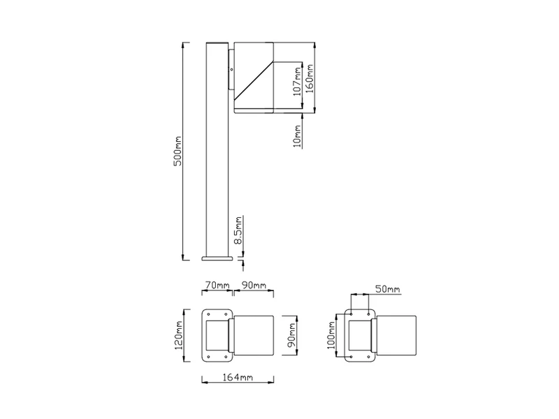 Trio Leuchten Schwenkbare LED Außen Wegeleuchte AVON Höhe 50cm, Anthrazit 6 Trio Leuchten Schwenkbare LED Außen Wegeleuchte AVON Höhe 50cm, Anthrazit – Bild 6