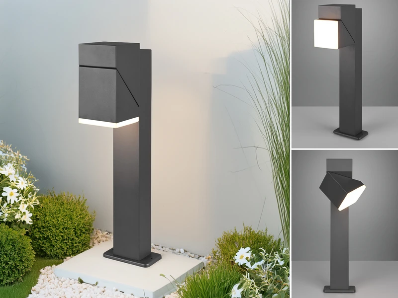 Trio Leuchten Schwenkbare LED Außen Wegeleuchte AVON Höhe 50cm, Anthrazit 1 Trio Leuchten Schwenkbare LED Außen Wegeleuchte AVON Höhe 50cm, Anthrazit