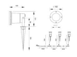 Trio Leuchten Schwenkbarer Garten Baumstrahler UBANGI 3er Set Mit Erdspieß & 5m Anschlußkabel 16 Trio Leuchten Schwenkbarer Garten Baumstrahler UBANGI 3er Set Mit Erdspieß & 5m Anschlußkabel -Licht Welt Geschaft schwenkbarer garten baumstrahler ubangi 3er set mi 7