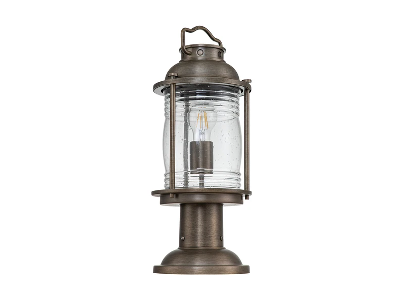 KICHLER Sockel Laterne ASHLAND BAY Im Industriedesign, Bronze Höhe 47cm 5 KICHLER Sockel Laterne ASHLAND BAY Im Industriedesign, Bronze Höhe 47cm – Bild 5