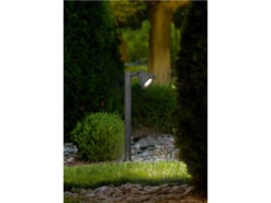 Trio Leuchten Sockelleuchte KAVERI Spot Schwenkbar In Anthrazit, Höhe 60cm, IP44 -Licht Welt Geschaft sockelleuchte kaveri spot schwenkbar in anthrazit 1 4