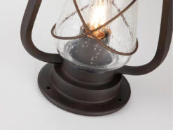 Elstead Lighting Sockelleuchte MINERS In Antiker Laternenoptik, Höhe 36cm -Licht Welt Geschaft sockelleuchte miners in antiker laternenoptik hoeh 4