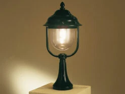 Konstsmide Sockelleuchte PARMA Laterne Außen Im Landhausstil,grün, Höhe 54cm -Licht Welt Geschaft sockelleuchte parma laterne aussen im landhausstil 4