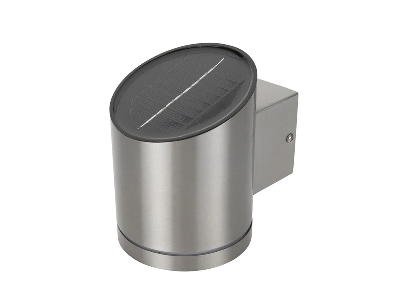 Smartwares Solar Außenwandleuchte Aus Edelstahl, Höhe 12cm Mit Dämmerungssensor 2 Smartwares Solar Außenwandleuchte Aus Edelstahl, Höhe 12cm Mit Dämmerungssensor – Bild 2