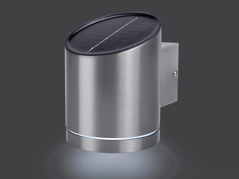 Smartwares Solar Außenwandleuchte Aus Edelstahl, Höhe 12cm Mit Dämmerungssensor 4 Smartwares Solar Außenwandleuchte Aus Edelstahl, Höhe 12cm Mit Dämmerungssensor – Bild 4
