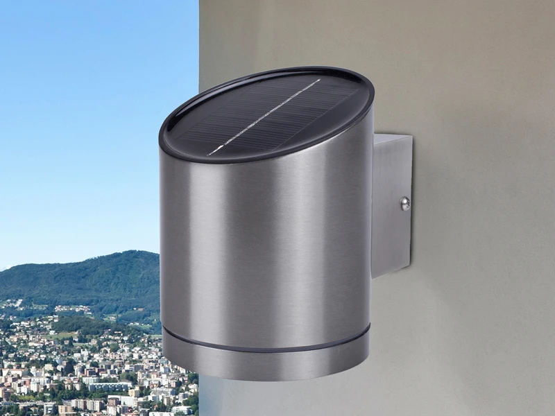 Smartwares Solar Außenwandleuchte Aus Edelstahl, Höhe 12cm Mit Dämmerungssensor 5 Smartwares Solar Außenwandleuchte Aus Edelstahl, Höhe 12cm Mit Dämmerungssensor – Bild 5