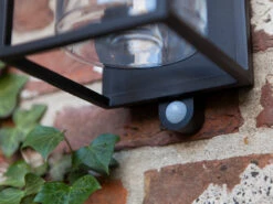 Lutec Solar LED Außenwandleuchte FLAIR Schwarz, Bewegungsmelder Höhe 28cm -Licht Welt Geschaft solar led aussenwandleuchte flair schwarz bewegung 9