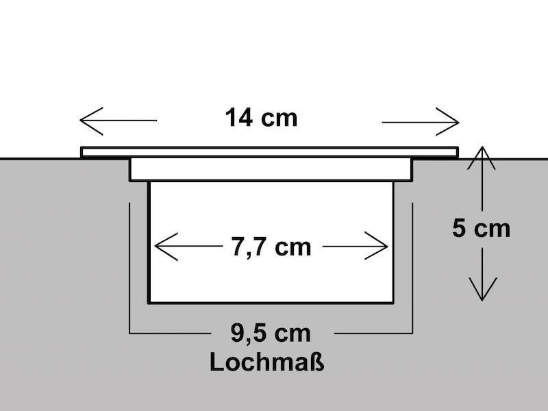 Ranex Solar LED Bodeneinbaustrahler 6er SET Für Außen, Edelstahl Rund Ø14cm IP67 7 Ranex Solar LED Bodeneinbaustrahler 6er SET Für Außen, Edelstahl Rund Ø14cm IP67 – Bild 7