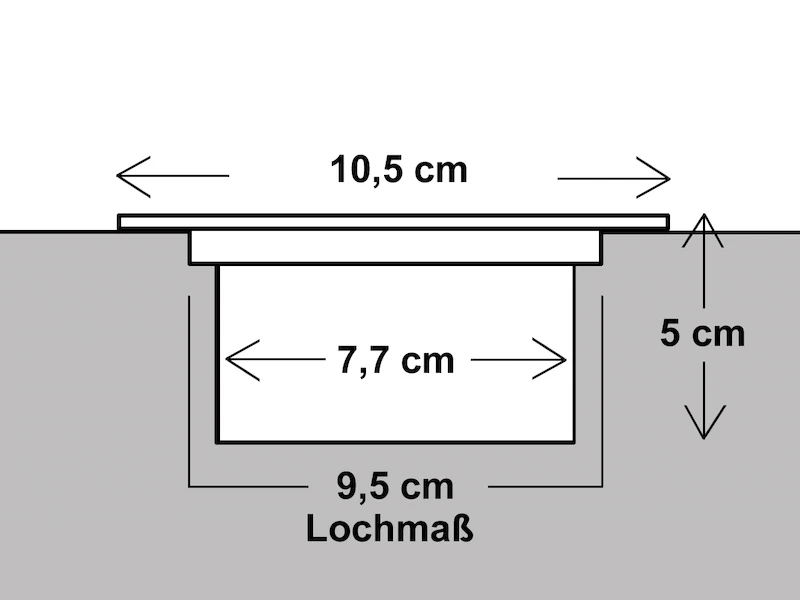 Ranex Solar LED Bodeneinbaustrahler CARLO Für Außen, Edelstahl Eckig 10x10cm, IP67 6 Ranex Solar LED Bodeneinbaustrahler CARLO Für Außen, Edelstahl Eckig 10x10cm, IP67 – Bild 6