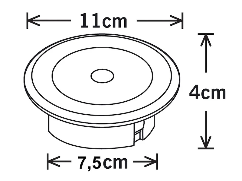 Konstsmide Solar LED-Bodenspot, Edelstahl, Ø 11cm, Je Spot Bis 100kg Belastbar 3 Konstsmide Solar LED-Bodenspot, Edelstahl, Ø 11cm, Je Spot Bis 100kg Belastbar – Bild 3