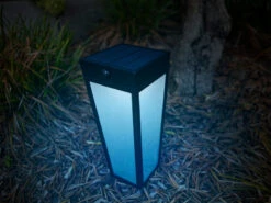 Lutec Solar LED Wegeleuchte DIAS 48cm, Bewegungsmelder & RGB Farbwechsel -Licht Welt Geschaft solar led wegeleuchte dias 48cm bewegungsmelder rg 5