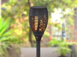 MeineWunschleuchte Solarfackeln 4er Set Mit Flammeneffekt, Schwarz, Höhe 50cm 17 MeineWunschleuchte Solarfackeln 4er Set Mit Flammeneffekt, Schwarz, Höhe 50cm -Licht Welt Geschaft solarfackeln 4er set mit flammeneffekt schwarz hoe 7