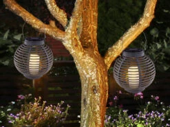 MeineWunschleuchte Solarlaterne 2er SET Mit LED Kerze & Rattanoptik Hängend Oder Stehend, Höhe 23cm 14 MeineWunschleuchte Solarlaterne 2er SET Mit LED Kerze & Rattanoptik Hängend Oder Stehend, Höhe 23cm -Licht Welt Geschaft solarlaterne 2er set mit led kerze rattanoptik hae 13