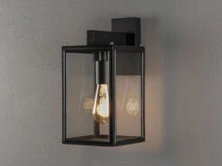 Konstsmide Stehende LED Außenwandlaterne Schwarz Mit Klarglas, Höhe 33cm 12 Konstsmide Stehende LED Außenwandlaterne Schwarz Mit Klarglas, Höhe 33cm -Licht Welt Geschaft stehende led aussenwandlaterne schwarz mit klargla 5